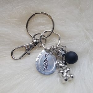 Mama bear keychain bag charm